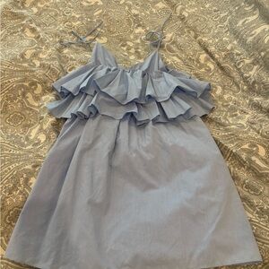 Zara blue dress with pockets